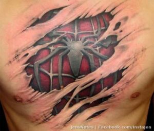 For some reason this was voted the nerdiest tattoo out there... but I happen to think it's one of the coolest, most talented works