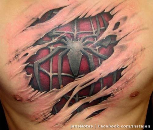 For some reason this was voted the nerdiest tattoo out there... but I happen to think it's one of the coolest, most talented works