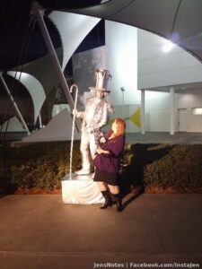 He touched me inappropriately and I turned around and was like wtf lol and lots of people laughed. I'm dressed the same as Halloween