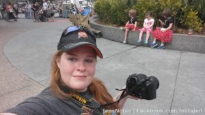 Laying on the ground working my camera lol