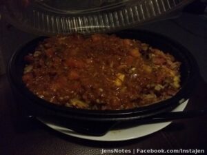 I'm going to eat myself to death...lol. In case anyone wondered what waffle house hashbrowns look like with everything except country gravy on top...blegh.