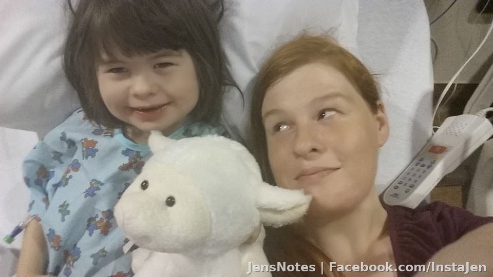 Caitlyn and I at Arnold Palmer Children's Hospital... I think she will be OK :)