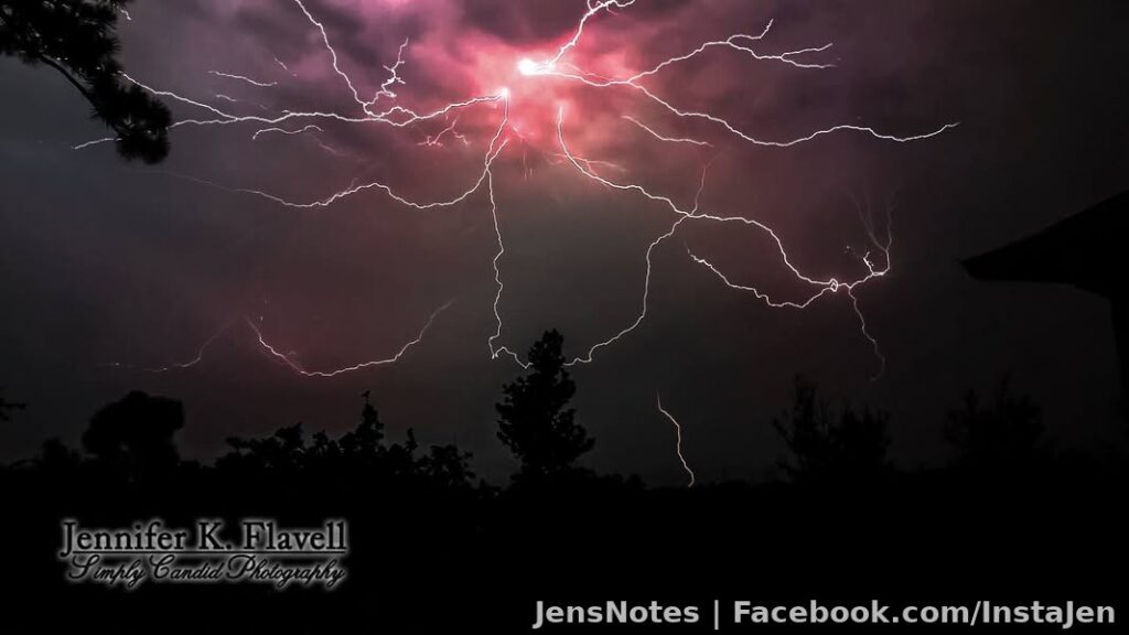 The apocalypse has started right behind my house, lol. My best lightning pic yet I think! What do you think? @[770139540:2048:Mikhail Sherman] it's just
