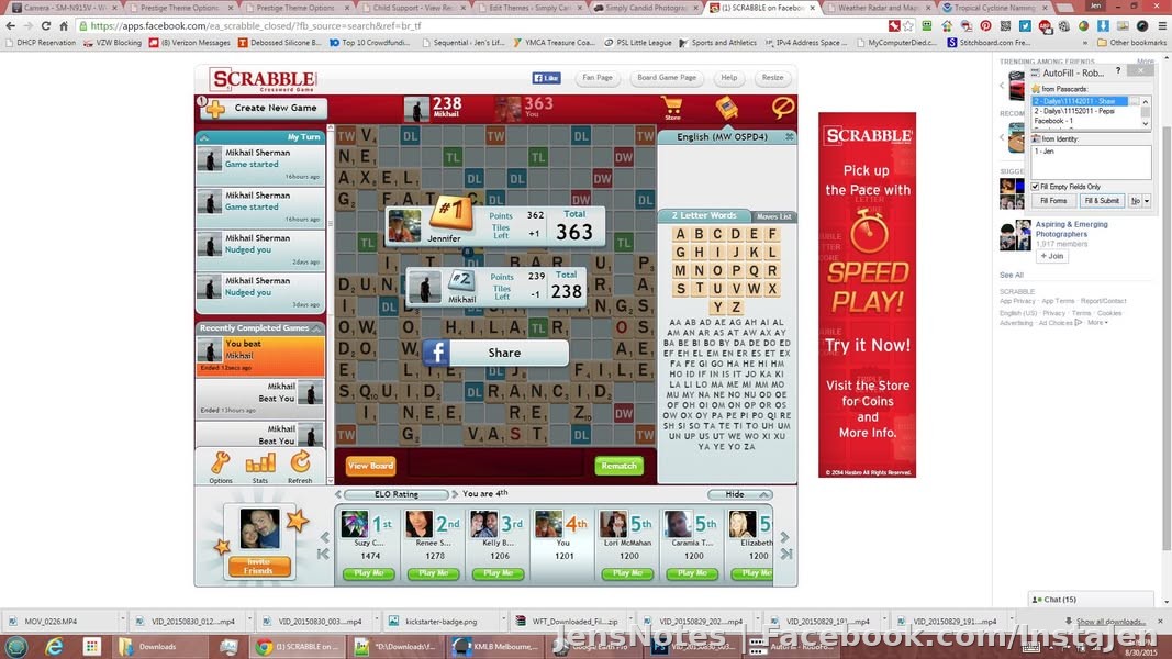 Best win yet... lol. 363 to 238 :)