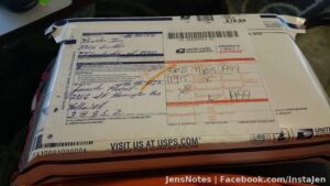 Omg mailman comes to door...he says ma'am this package is dancing on my seat and I need to get rid of it....I was like