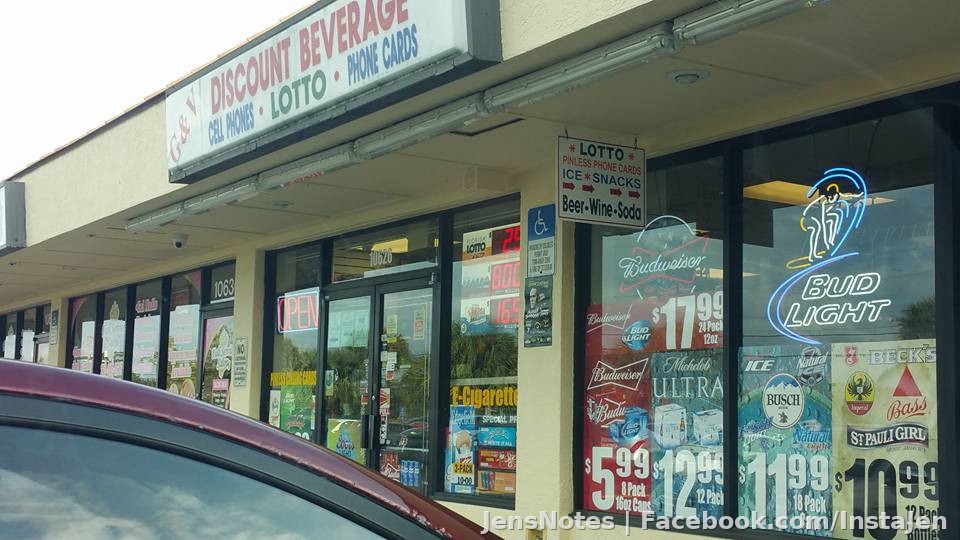 At my crap hole lotto shop. Jackpot sure enough says 800 million. :)