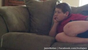 Echo & Andrew watching star wars episode 1... lol.