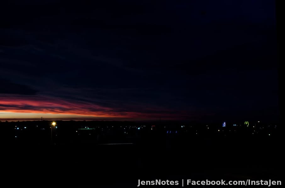 Southgates finest sunset, well there's a car streaking by on I-75 and a featured Motel 6 lol.