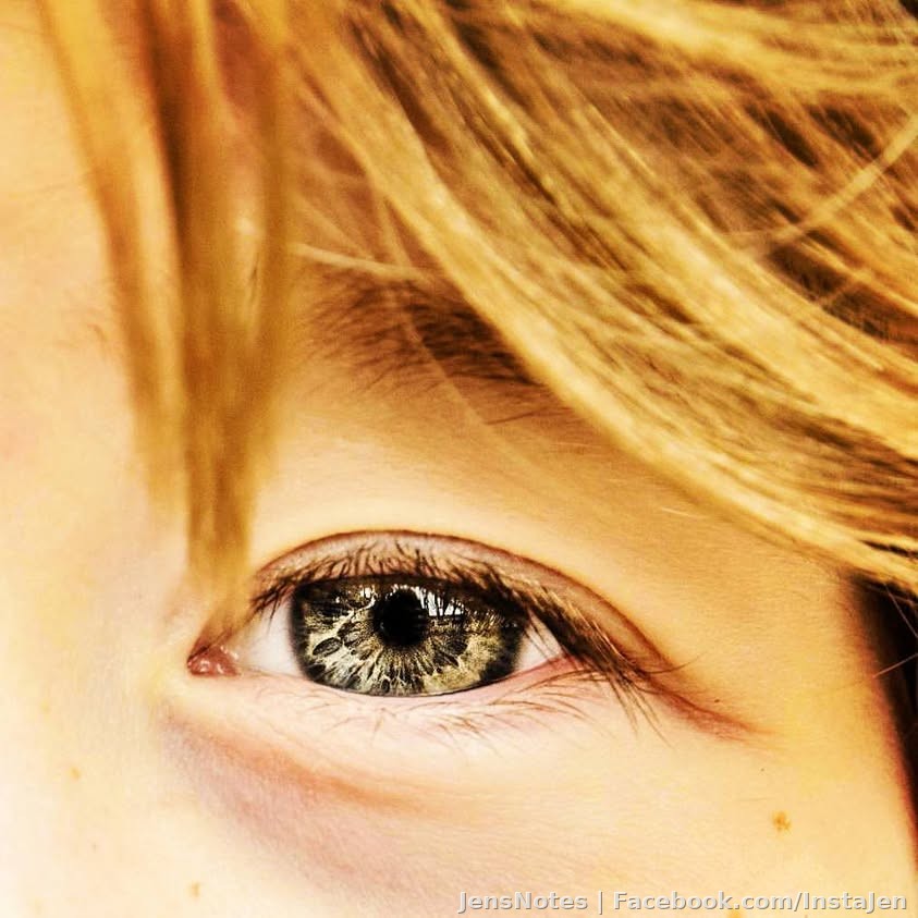 My baby Ava beautiful eyes and hair.