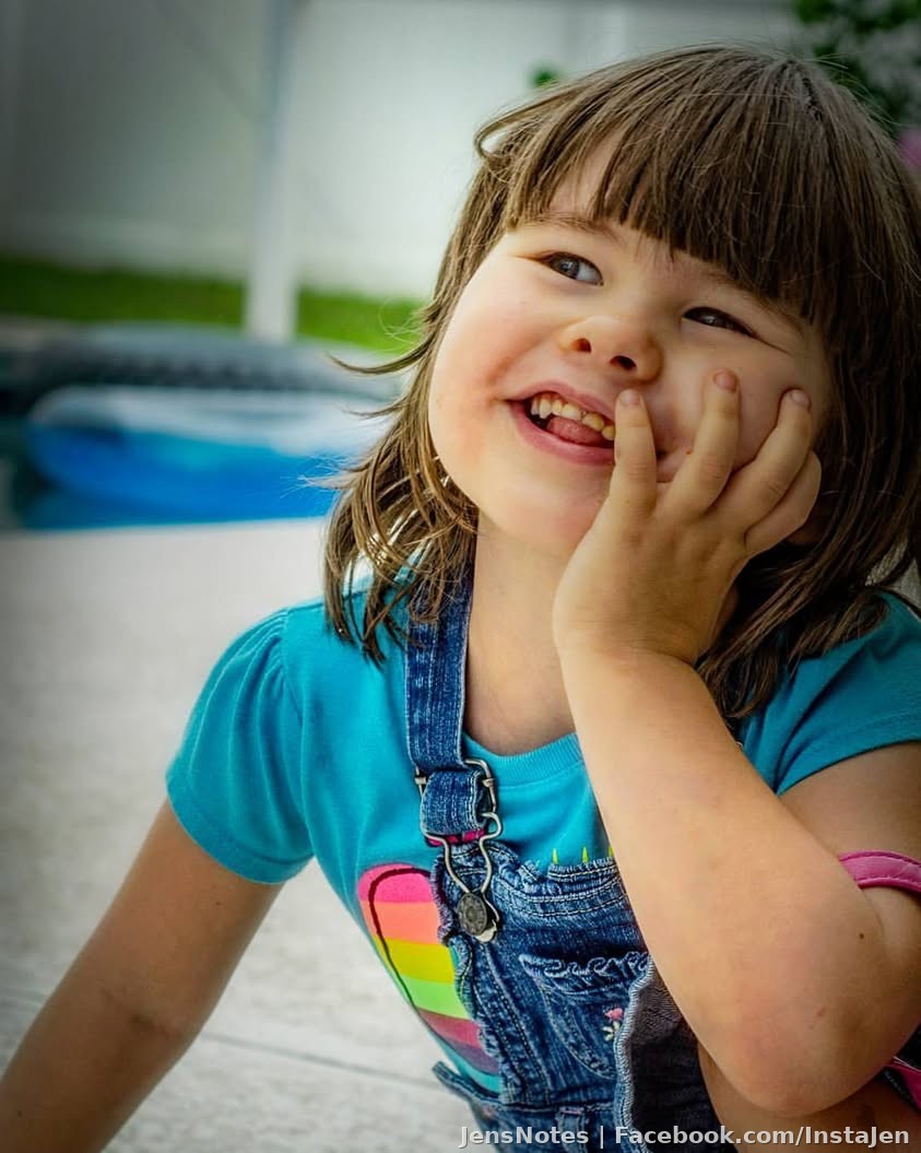My baby girl Caitlyn! Not posed.