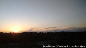 I asked for a sunset view but I got the oceanside sunrise. Can't complain too much :) Don't sleep anyway lol.