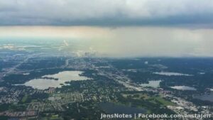 This is a good example of what a 5 minute flooding tropical rain over downtown Orlando looks like from the air :) You know,