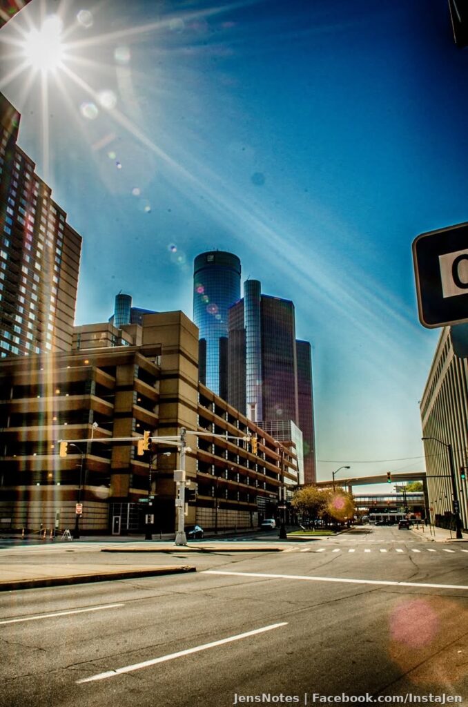 In real life if Detroit were this chipper and bright, well, the streets wouldn't be this empty mid-week lol :)