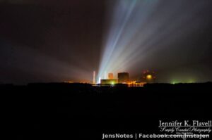 I photographed the launch site last night before it went kaboom this morning... So this is the Falcon 9 carrying Facebook's payload that is