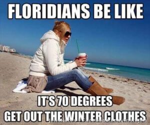 I feel bad when I say damn it's chilly today.... lol. 77 degrees. After months of upper 90s it's just cold.
