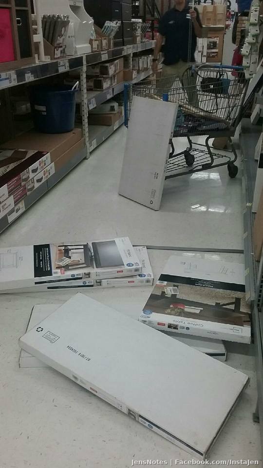 Wow just wow... lol. Only in my world does bad luck compound. So at walmart i go to buy this pathetic cheap table. As