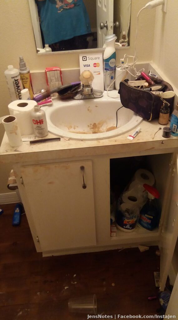 While i love the 12hr foundations and stuff... i dared let some wee ones do makeup and omg the devastation. What gets this stuff
