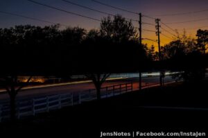 Another sunset long exposure view of traffic tonight
