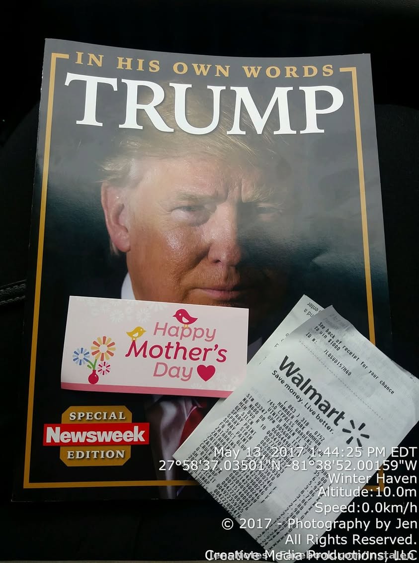 Walmart at least told me Happy Mothers Day :/ Lol yea I did buy that mag ha ha.