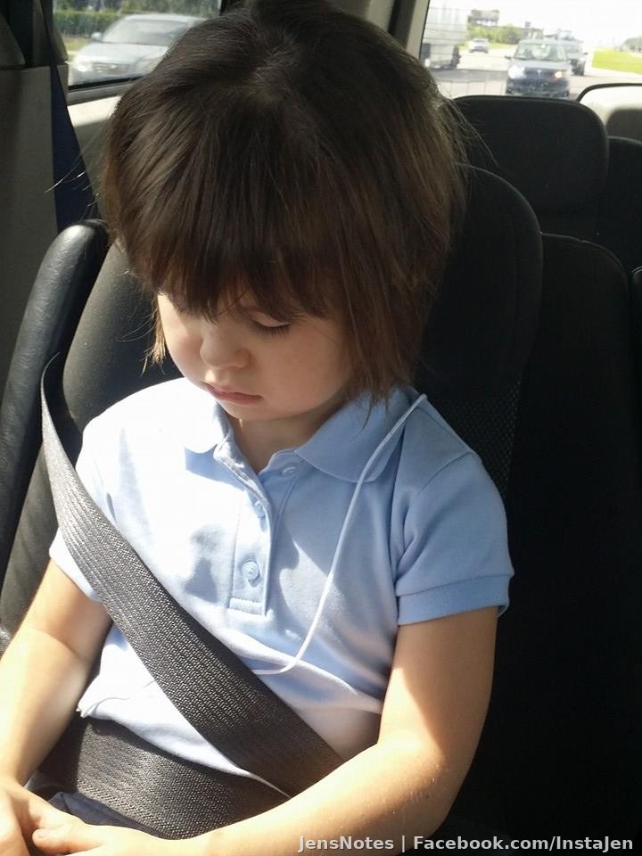 Not a happy camper after being lost.