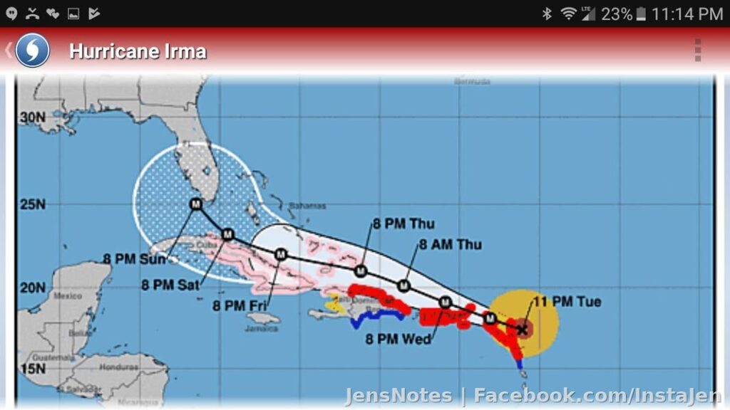 Hurricane Irma is a category 5 and I'm trapped here omg. Pray it calms down ??? My ex ran off with my kids and