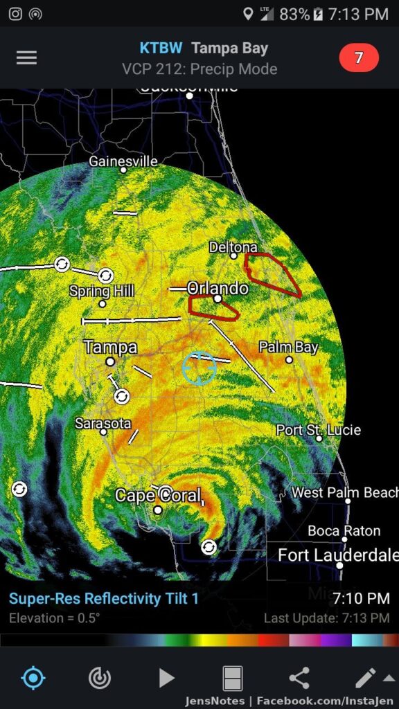 Eye wall us still south of me. W9rst is yet to come. I still fear for kids, he took them to a danger zone.