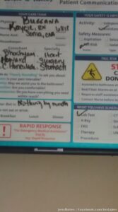 I don't like the list of consults. Scares me.