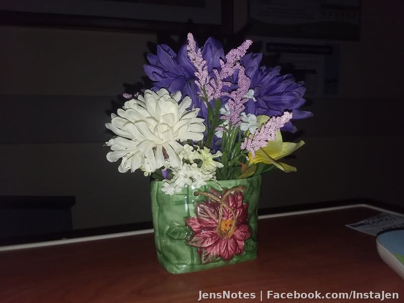 First time for everything... anonymously sent this hospital gift... in my favorite colors :) made my day! Whatever makes me smile works!