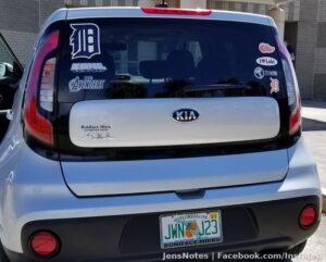 Finally got a pic of the back of my vehicle. Not overboard at all lol. I'm OCD about the fact my wings emblem is