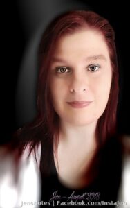 Well my hair color is now a violetish-red. So now I have a new business card pic. I clean up well, lol.