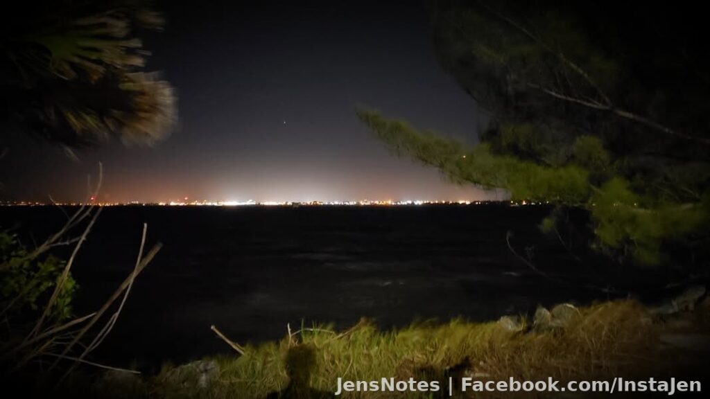 Shoreline of Melbourne, Florida from the Eau Gallie Causeway