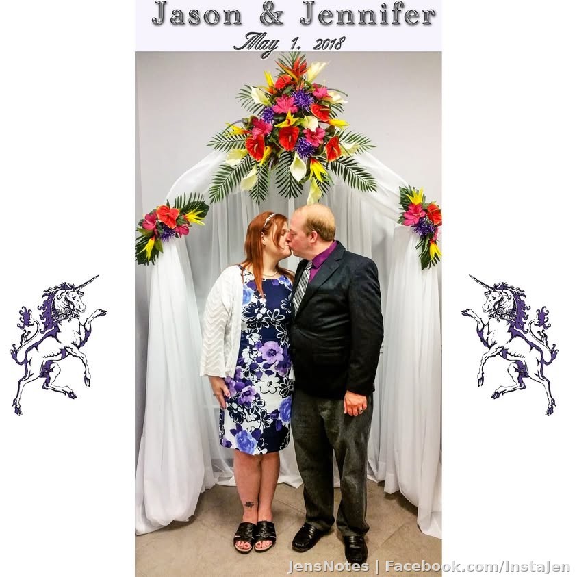 May Day, May Day... We survived! Happy 1st Wedding Anniversary to my sweet Jason! Now if he'd just wake up up from dozing off