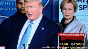 He came on t.v., spoke til market closed and still is, and now the stock market crashed again deeply just while he spoke. Before