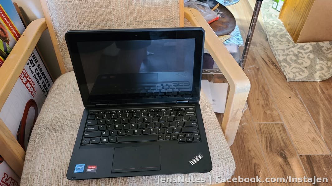 Ava got her Lenovo ThinkPad from the district to start virtual learning! I'm sure she will do well since she knows computers!