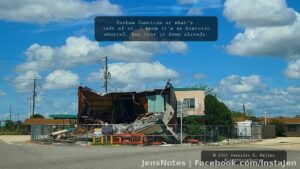 What's left of the historic motel, the only building that you identify as Yeehaw Junction, FL on SR-60 at the Florida Turnpike... until someone