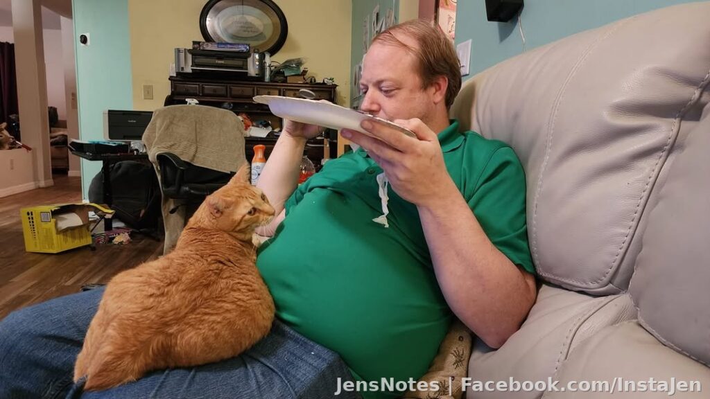 @[20904508:2048:Jason Mellen] has a new bestie in Walter after sampling a burger from WaWa lol.