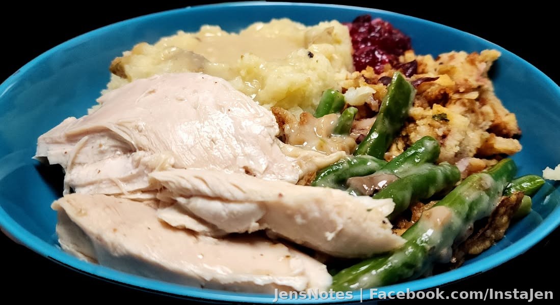 Homemade from scratch, no shortcuts turkey dinner for the family tonight! I love cooking ????