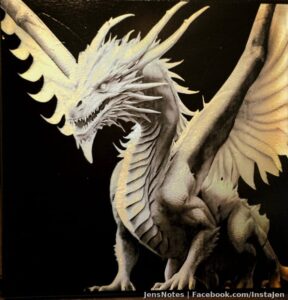 Today here's my finished 3D laser engraved canvas painting project I finished! Colors a bit off because it's dim in here.