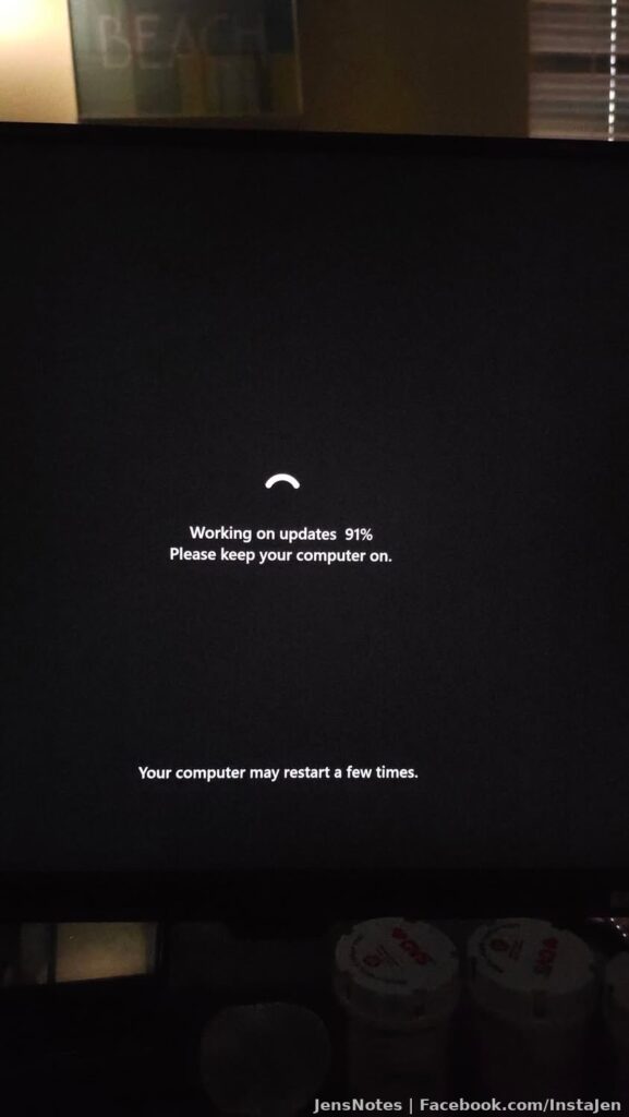 Oh Windows... I hate you but can't live without you. Every day this week updates... of course I'm on the developer release mode so