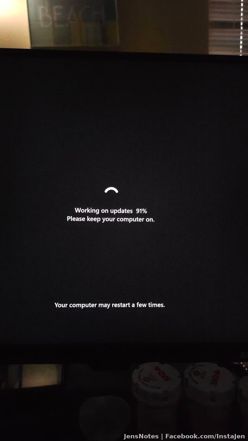 Oh Windows... I hate you but can't live without you. Every day this week updates... of course I'm on the developer release mode so
