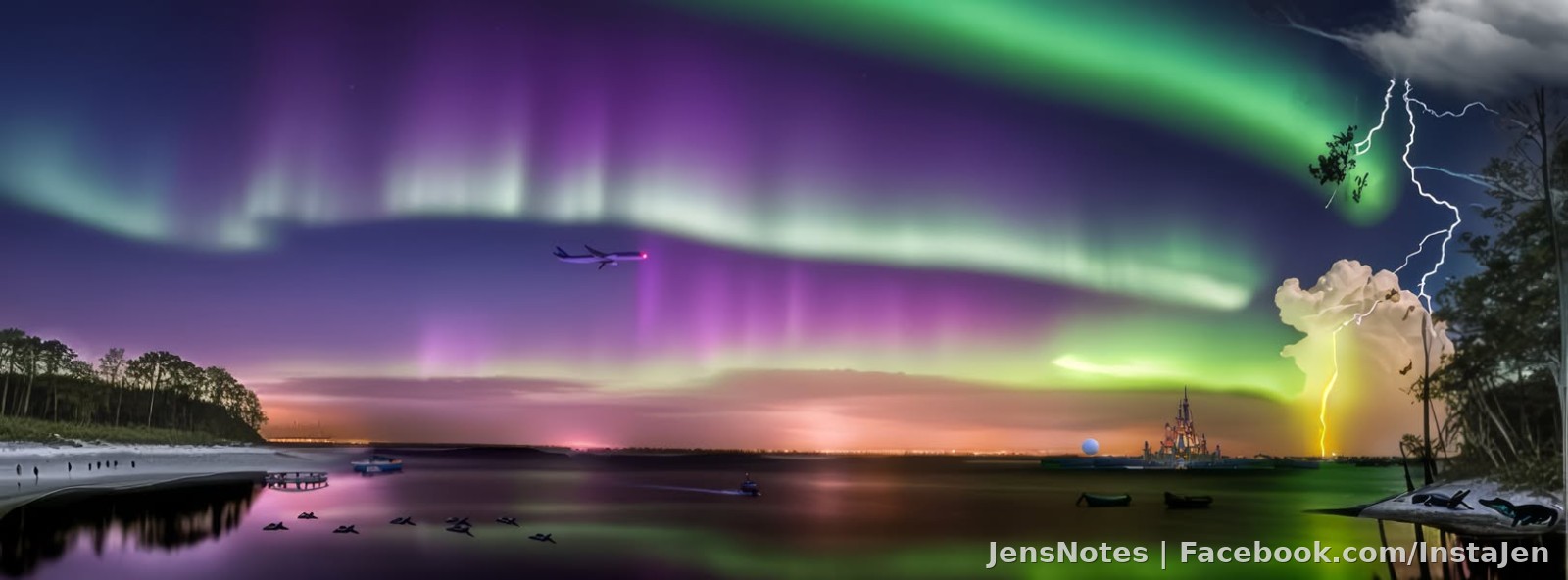 Oh wow, I just realized... months ago, I was having fun and using my imagination making the the temporary banner for @[61555275475028:2048:Northern Lights Creative,