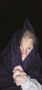 LOL My phone camera was accidentally facing the wrong way and caught me off guard there with a flash, something else I never use.