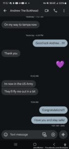 My son @[100078377596062:2048:Andrew Flavell] has officially been sworn in to the US Army! 11 weeks until he graduates and moves onto Combat Medic training