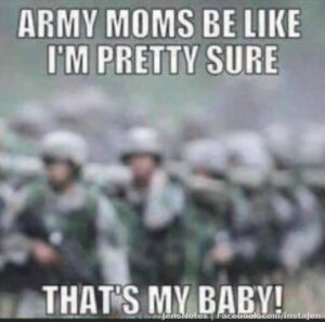 Totally me!!! But I have mad skillz and tools to find him in the crappy photos that get posted lol! #armystrong #armymom