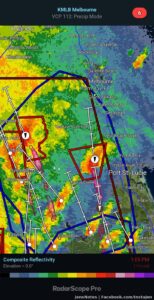 The tornado threat is getting bad ahead of #milton! #goawayMilton #HurricaneMilton #tornado #palmbay #level2radar #AWIPS #awipscave #hurricaneseason2024
