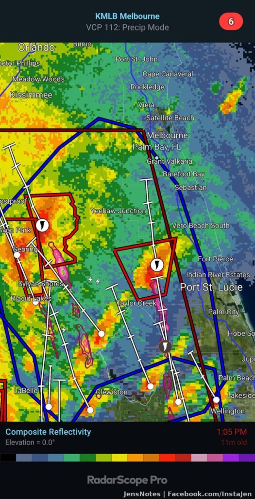 The tornado threat is getting bad ahead of #milton! #goawayMilton #HurricaneMilton #tornado #palmbay #level2radar #AWIPS #awipscave #hurricaneseason2024