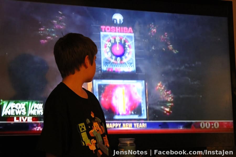 Chris' 1st New Years Eve ball drop! It only took 10 1/2 years!! Happy 2013!!