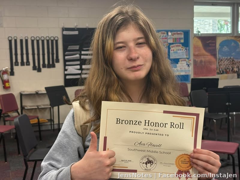 So proud of my baby @[100040355160126:2048:Ava Mellenballer] getting straight A’s!!
