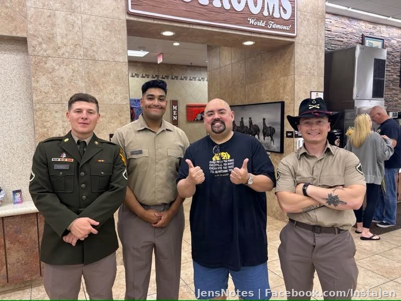Omg Andrew met Fluffy @ a Buccees in front of the restrooms!!!