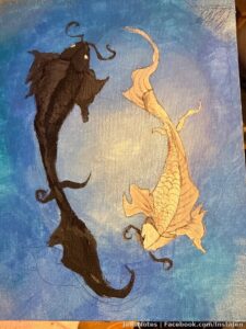 Caitlyn's art she will be selling at our shop!